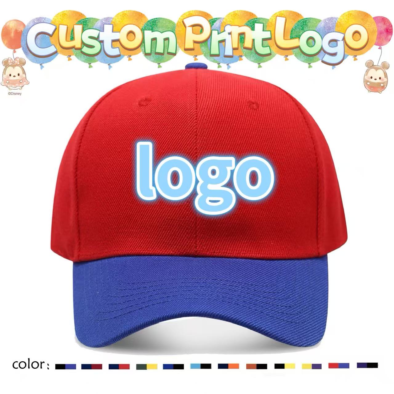 Outdoor Sport Logo - Topi Baseball dengan Logo Cetak Sesuai