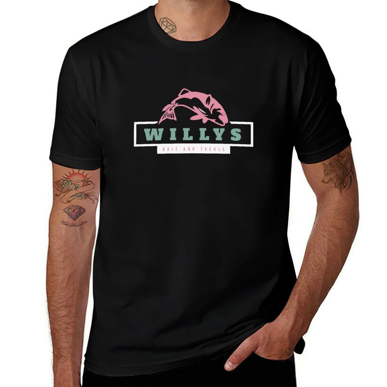 Outdoor Sports Store - T-Shirt Willy's Bait And Tackle Store