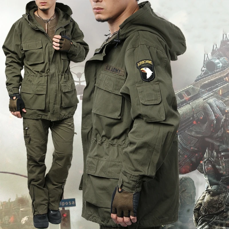 Outdoor Sport Windbreaker - Jaket Penahan Angin Taktis Bulu Militer