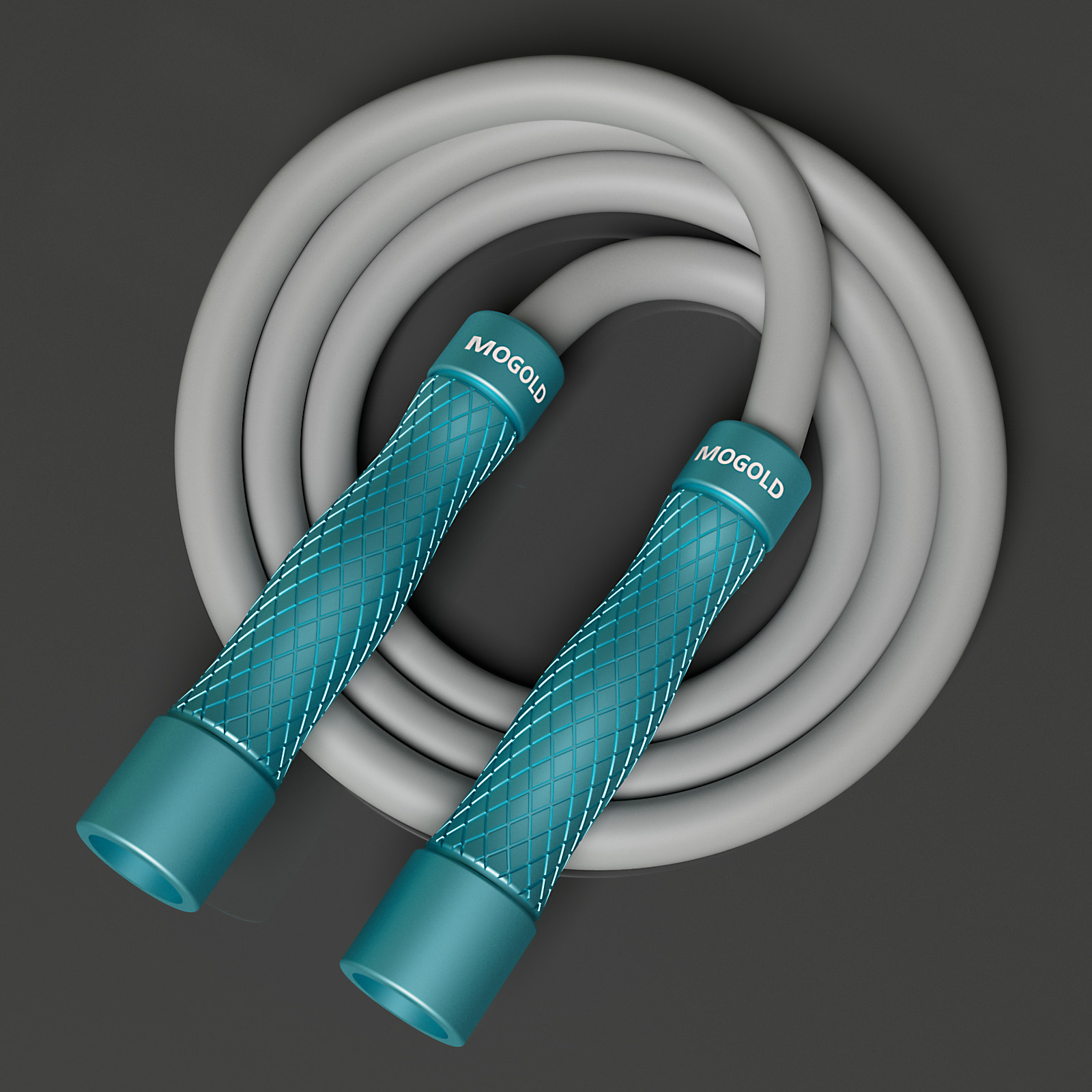 Speed Skipping Rope - Tali Skipping Profesional MOGOLD: Pegangan Ergonomis
