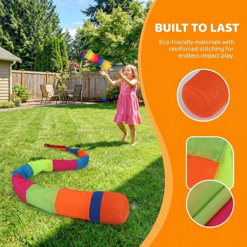 Outdoor Sport Activities For Kids - Mainan Bola Meteor Pelangi Kantong Pasir