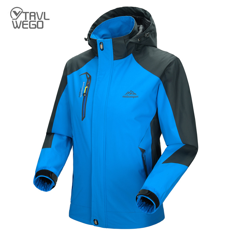 Outdoor Sport Windbreaker - TRVLWEGO jaket Hiking musim gugur pria,