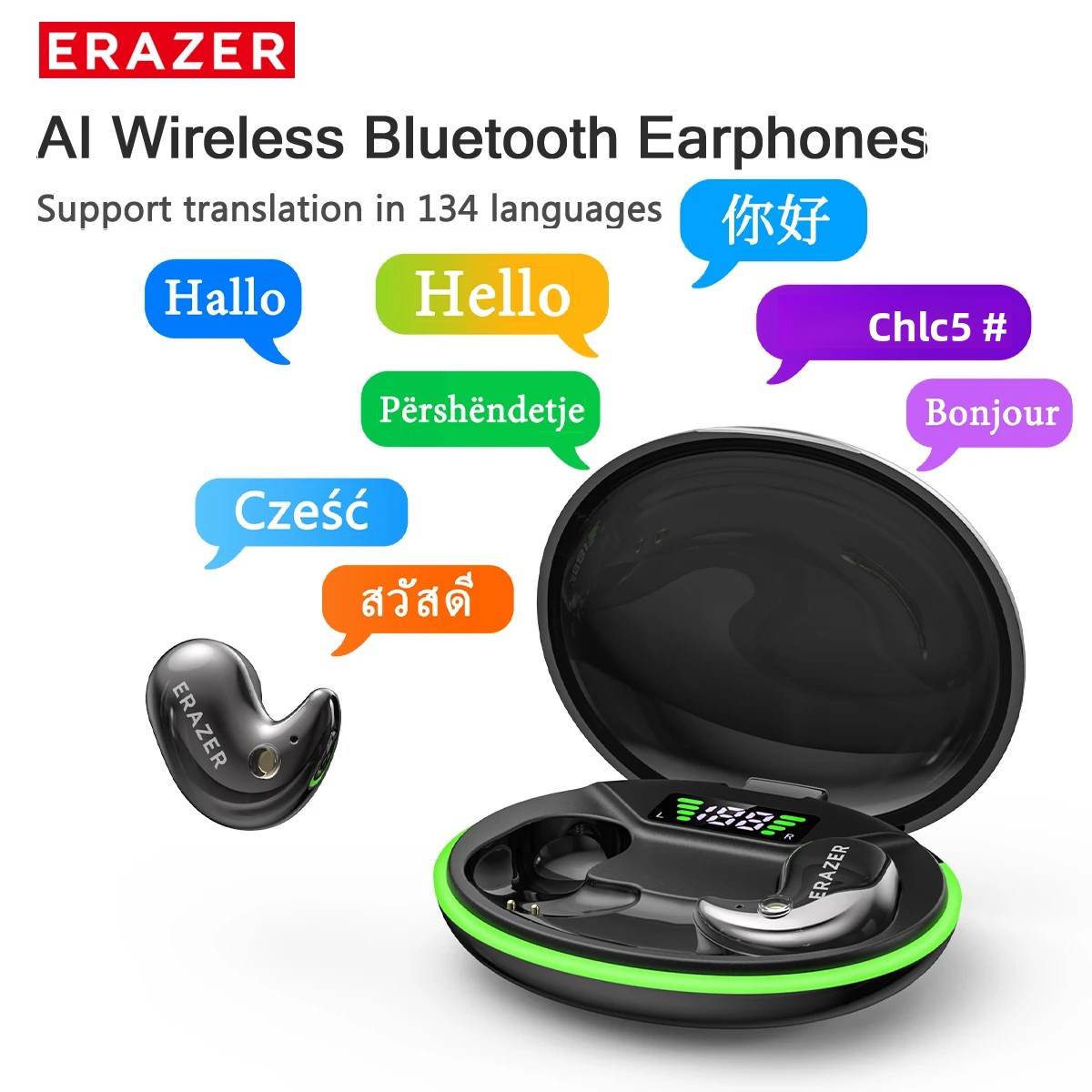 Outdoor Sport Games - EARZER XF58 Headphone Bluetooth In-Ear Dengan