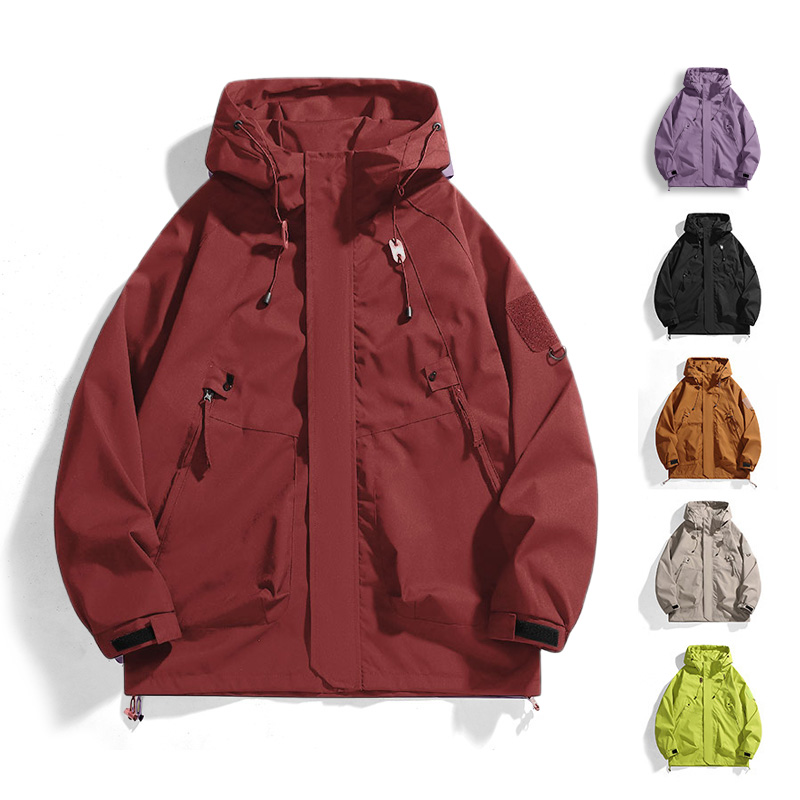 Outdoor Sport Windbreaker - CHRLCK Uniseks Jaket Tahan Air Luar