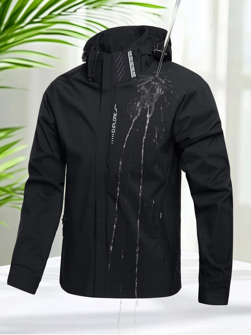 Outdoor Sport Windbreaker - Jaket Tahan Air Pria, Jaket Windbreaker