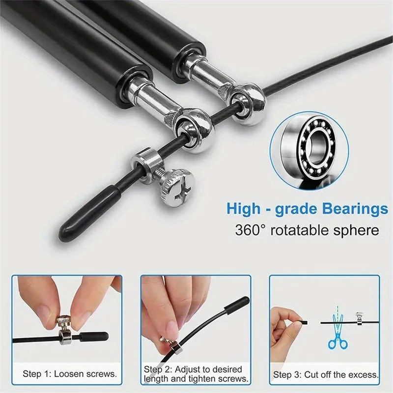 Tali Lompat Kecepatan Crossfit - Speed Skipping Rope ulasan dan harga