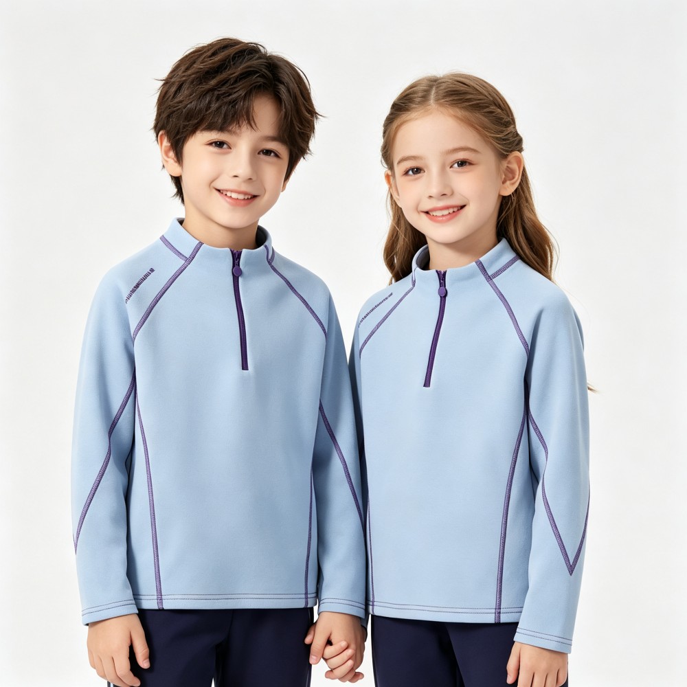 Sweatshirt Fleece Setengah Res - Outdoor Sport Activities For Kids ulasan dan harga