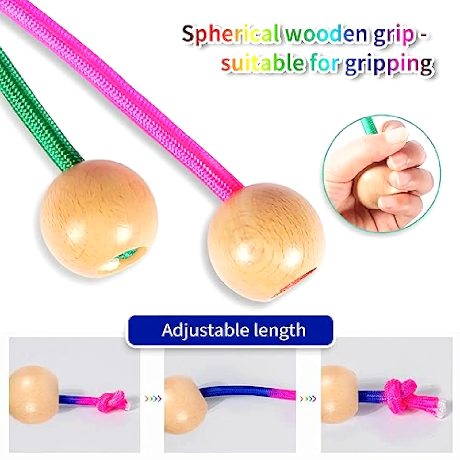 Tali Lompat Jauh Pelangi 5M un - Speed Skipping Rope ulasan dan harga