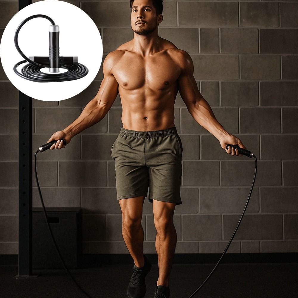 Tali Lompat Aluminium Alloy Pe - Speed Skipping Rope ulasan dan harga
