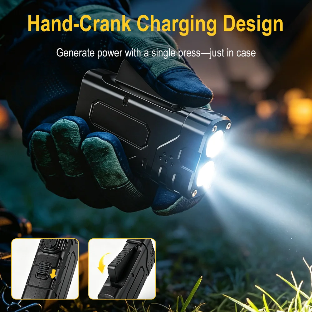 BORUIiT Senter LED EDC dengan  - Outdoor Sport Lights ulasan dan harga