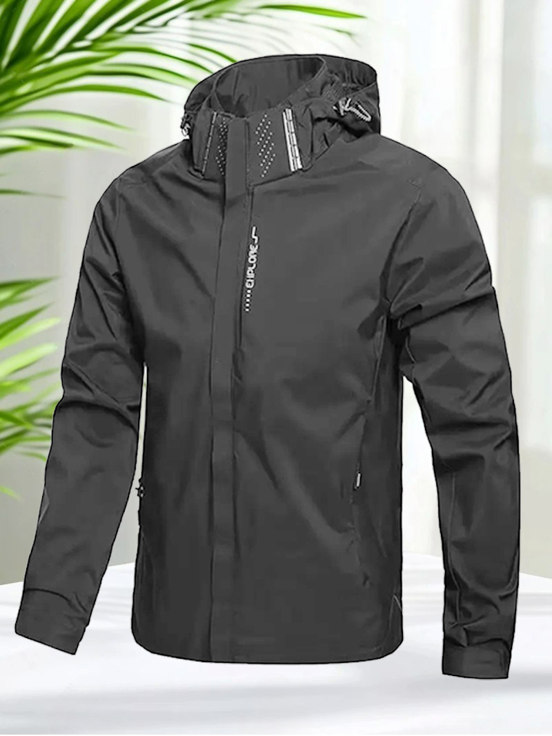 Jaket Tahan Air Pria, Jaket Wi - Outdoor Sport Windbreaker ulasan dan harga