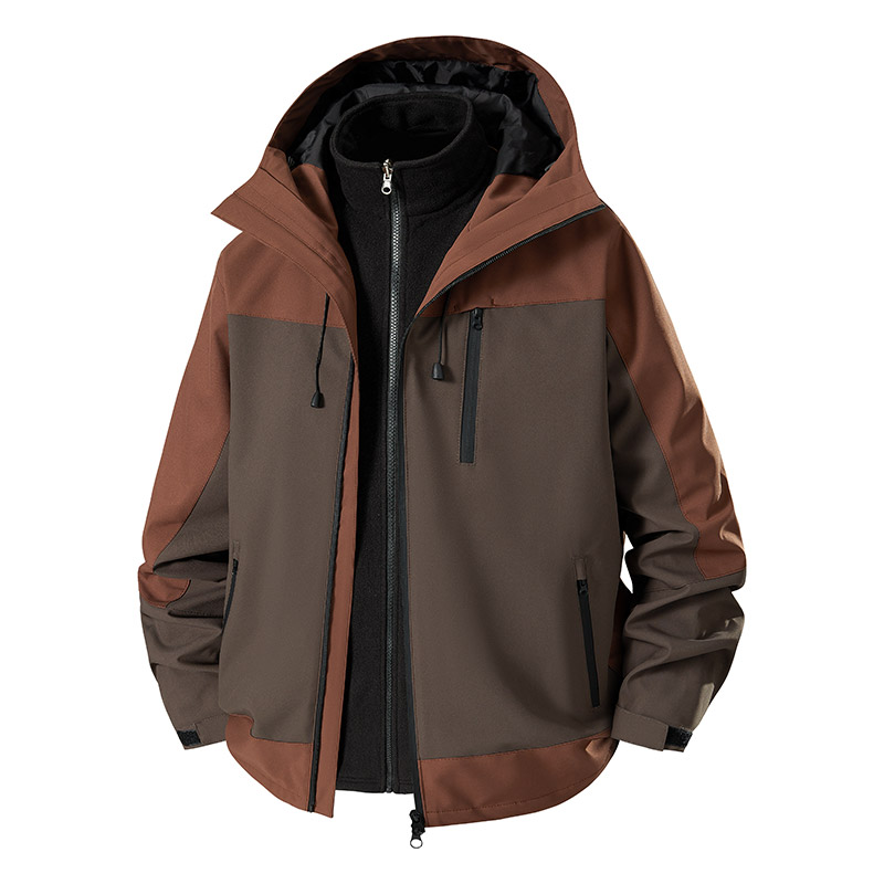 Jaket Hiking Pria 3-in-1 Anti  - Outdoor Sport Windbreaker ulasan dan harga