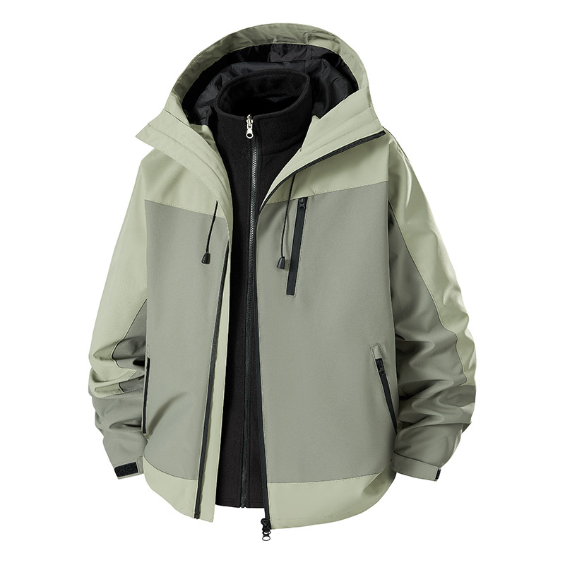 Jaket Hiking Pria 3-in-1 Anti  - Outdoor Sport Windbreaker ulasan dan harga